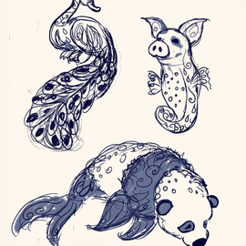 Ballpen on paper