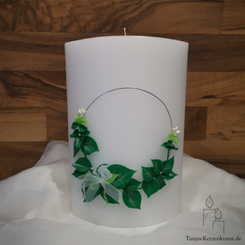 Individuell Gestaltete Hochzeitskerze Kerzendesign Riesenhuber