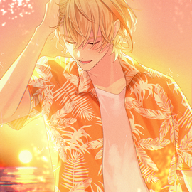 夏の男