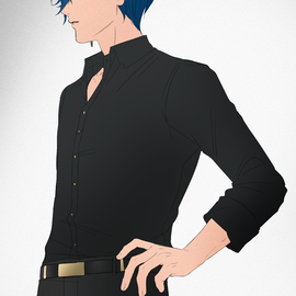 黒シャツ感謝