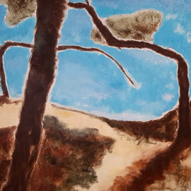  Cote d'Azur<br/> Geïnspireerd door foto in film Poirot<br/> Afmeting: 100 x 80cm 