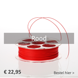 PLA filament Rood