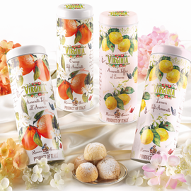 SOFT AMARETTI ASSORTED FRUITS IN TIN