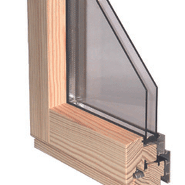 Holz Alu Fenster Innenseite