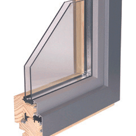 Holz Alu Fenster Aussenseite