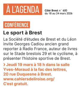 Côté Brest n° 600, 18 mars 2026