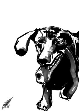 Otto always like a running system, digital art, procreate, stil: acrylic, pencil, 2026