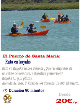 Ruta en kayak El Puerto
