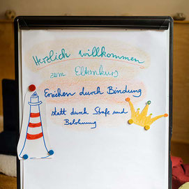 Flipchart aus dem Elternkurs: Erziehung durch Bindung