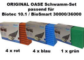 Ersatzschwämme Biotec 10.1 / BioSmart 30000 BioSmart 36000  -  Set oder einzelnd