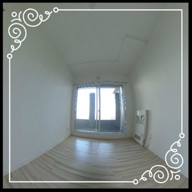 洋室①↓360°画像によるバーチャル内覧はこちら。↓レジデンスパーク札幌北