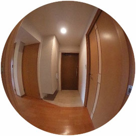 THETA360°GALLERY-402号室↓パノラマで内覧体験できます。↓北34条シティタワー-Kita34JyoCityTawer