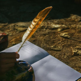 feather journalling ritual the art of ritual and sacred space cacao mama earth school