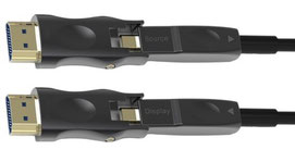 HDMI2.0着脱式 アクティブ・ハイブリッド・ケーブル