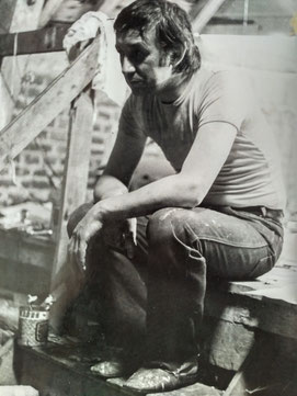 Marc in his studio, 1980