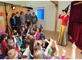 Die Märchenbühne beim Puppentheater-Festival Bergkamen