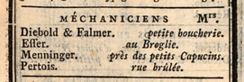 Almanach du département du Bas-Rhin pour l'année bissextile 1792, p.59. [Google Books] 