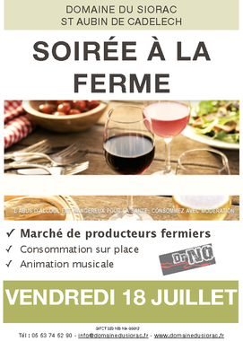 Affiche Marché du Domaine du Siorac 2014