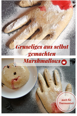Gruseliges aus selbstgemachten Marshmallows - auch für Thermomix