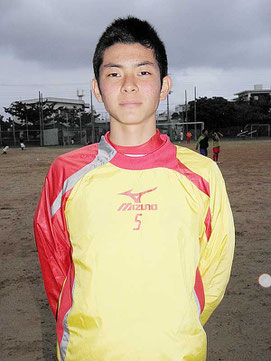 代表候補に追加召集された川島洋斗君