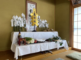 荒神 山神 愛宕神  地主神を祀る祭壇