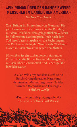 Callan Wink - Bärenzähne