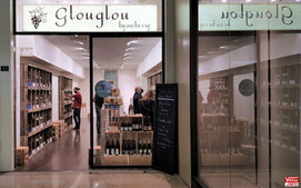 Cave à vin "Glouglou by au berry " à Westfield Vélizy 2.