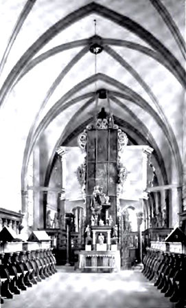 Nonnenempore Kloster Oelinghausen, Foto von 1906 (Quelle: Wikipedia)