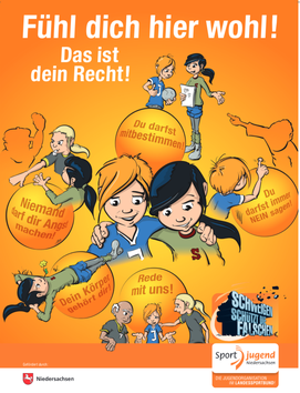 Plakat: Fühl dich hier wohl!