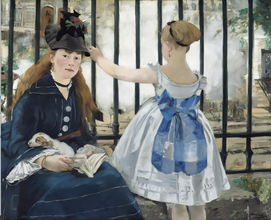 Edouard Manet, The Railway, 1873, Washington, National Galelry of Art