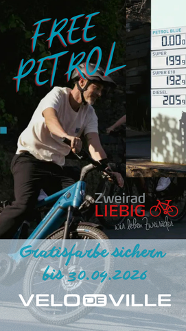 VeloDeVille Aktion Farbton Petrol Blue gratis bis 30.04.2026