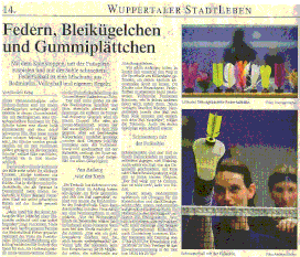 Westdeutsche Zeitung Bericht vom 22.06.2004