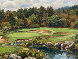 富士エースゴルフ倶楽部 6番 PAR3 (名物ホール)