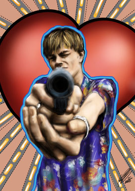 Young hearts run free "Romeo and Juliet", digital art, procreate, stil: airbrush, 2025