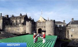 Jacobite history of British throne grab made with Legos