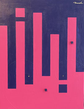 RHYTHM 11   318 mm*410mm   F6   2026 acrylic on canvas, wood