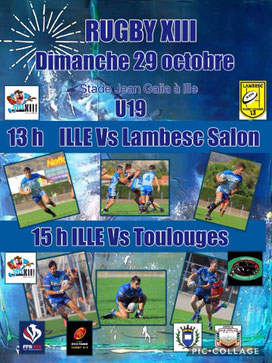 Ille XIII rugby juniors U19 rugbyleague loisirs 66 la carte de réduction partenaire de vos envies