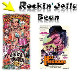 ロッキンジェリービーン　ポスター　シルクスクリーン