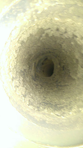 Conduit cheminée avant ramonage