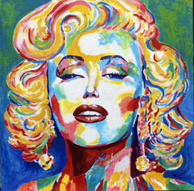 Marilyn Monroe, 85x85cm