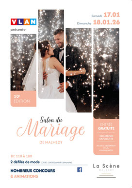 Salon du Mariage de Malmedy - 17 et 18 Janvier 2026