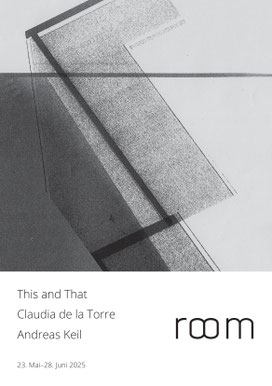 Andreas Keil und Claudia de la Torre, Einladung, This and That, Galerie R8m, Köln, 2025