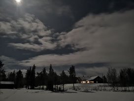 Winterurlaub in Schweden Lappland - Polarlichter, Nordlichter