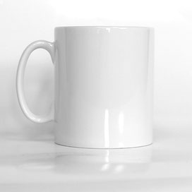 bedrucke Keramiktasse MARIE 10oz DURAGLAZE Fototasse Panoramatasse