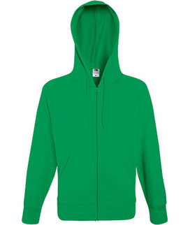 Lightweight Hooded Sweat Jacket Fruit of the Loom