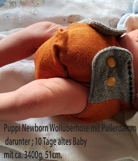 Puppi Newborn Wollüberhose