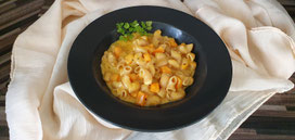 One Pot Kürbis Pasta 5,7 l emaillierter gusseiserner Topf Pampered Chef