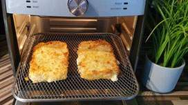 Saganaki im Deluxe Air Fryer Pampered Chef