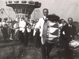 Bild: Blaskapelle Wünschendorf Erzgebirge 1952