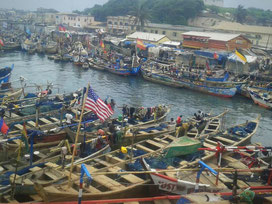 Elmina fishing harbor